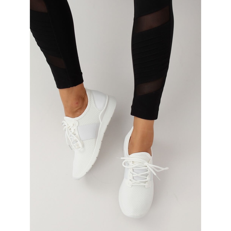 Weiß 7771-Y Weiße Sportschuhe 1