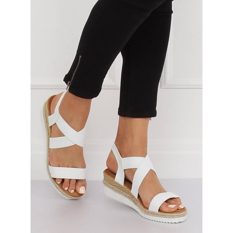 Weiße Sandalen für Damen S81 Weiß 1