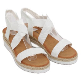 Weiße Sandalen für Damen S81 Weiß 3