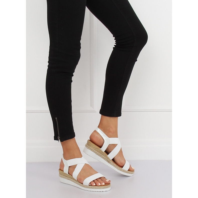 Weiße Sandalen für Damen S81 Weiß 2