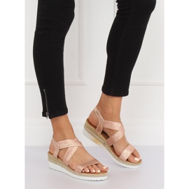 Rosa Damensandalen S81 Champagner 2