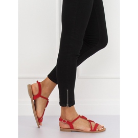 Rote Damensandalen L520 Rot 2