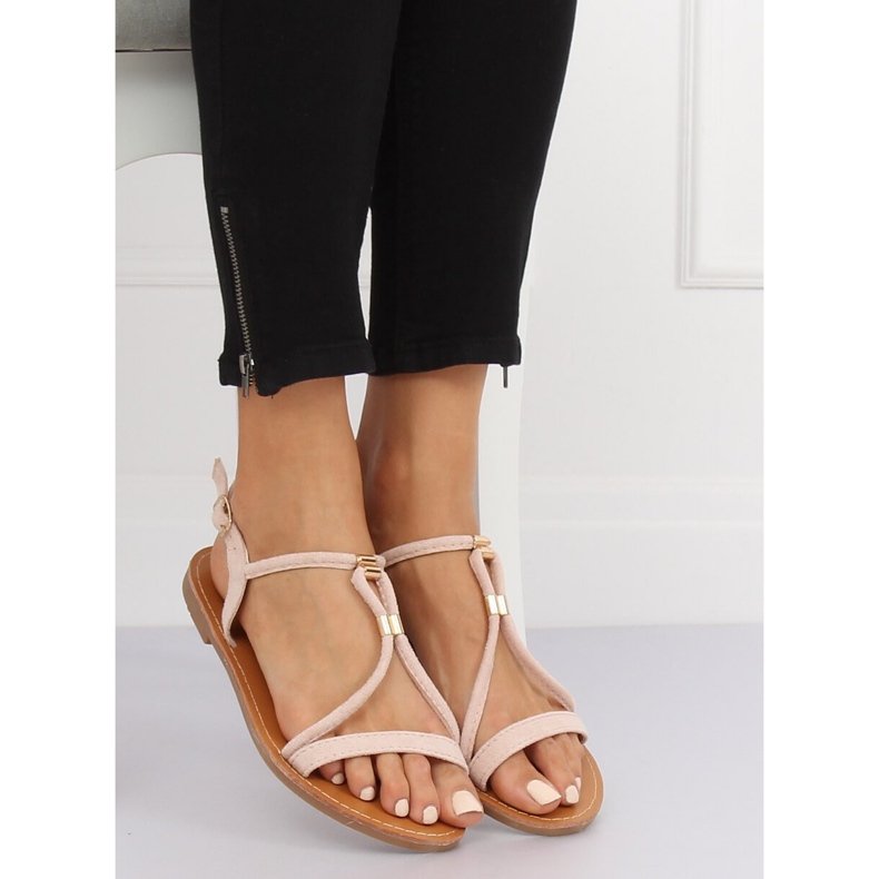 Damen Sandalen beige L520 Beige 1