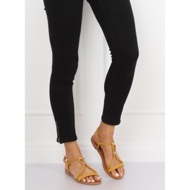 Gelbe Damensandalen L520 Gelb 2