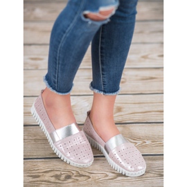 Filippo Slipper mit Glitzer rosa 2