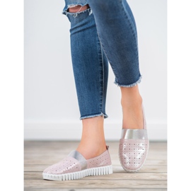 Filippo Slipper mit Glitzer rosa 1