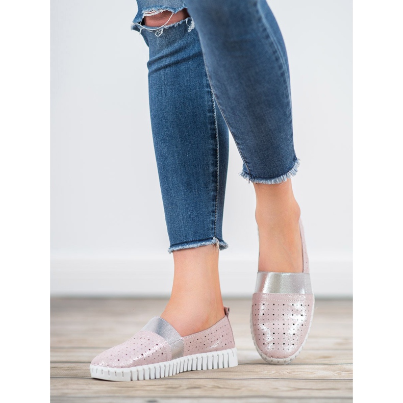 Filippo Slipper mit Glitzer rosa 1