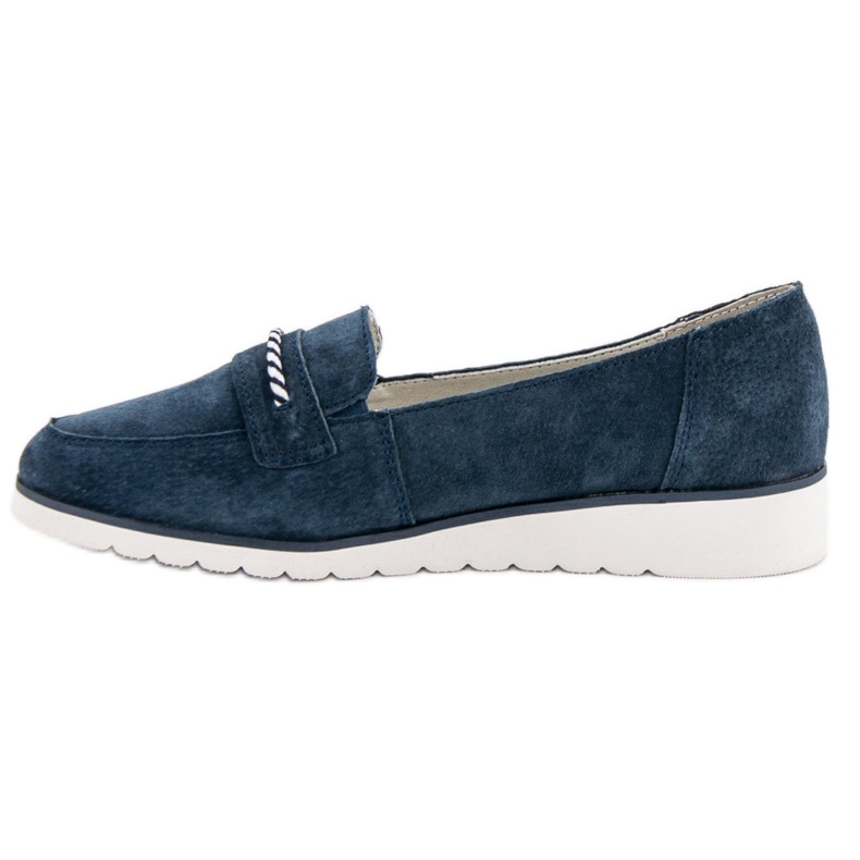 Filippo Loafer aus Leder blau 1