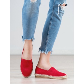 Primavera Espadrilles aus Wildleder rot 1