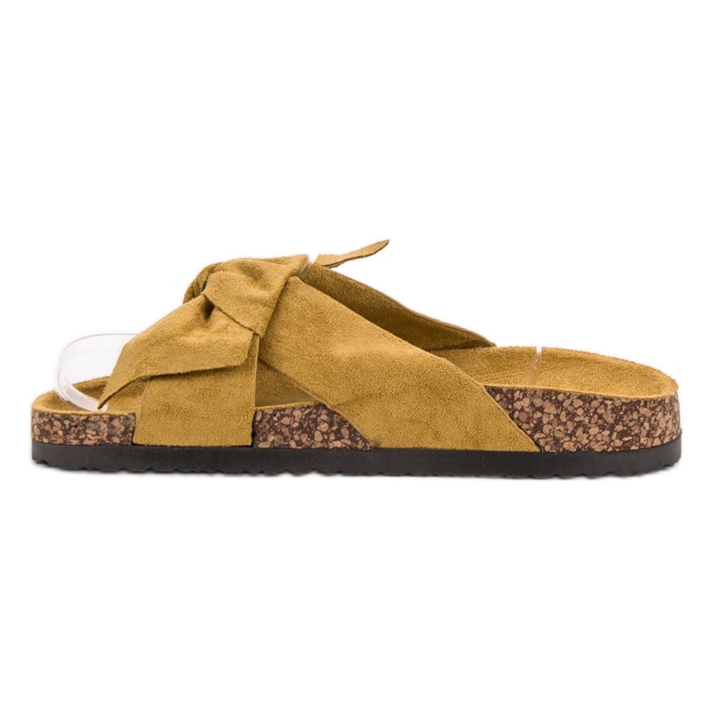 Cm Paris Wildleder Hausschuhe gelb 1