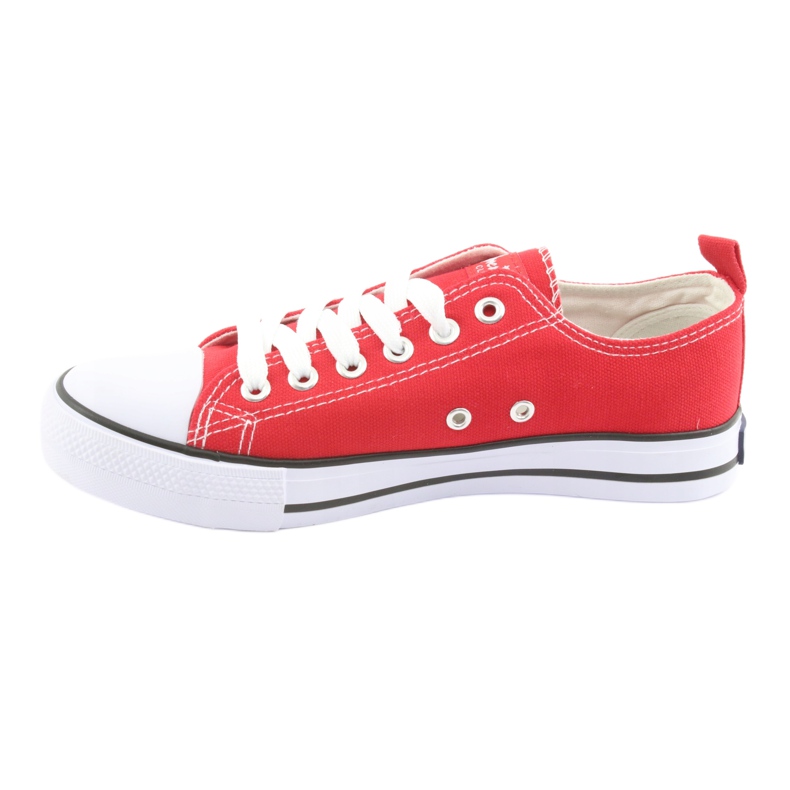 American Club Damengebundene LH18 Red Sneakers rot 2