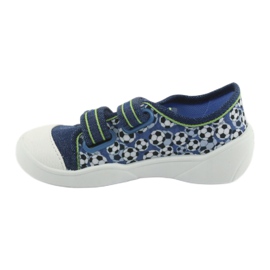 Befado Kinderschuhe 907P103 marineblau blau grün 2