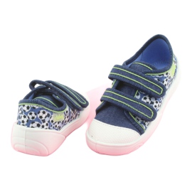 Befado Kinderschuhe 907P103 marineblau blau grün 4