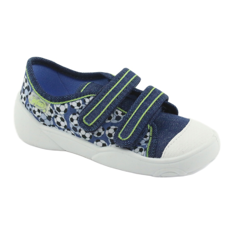 Befado Kinderschuhe 907P103 navy blau blau grün 1