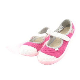 Befado Kinderschuhe 208X037 weiß rosa 3