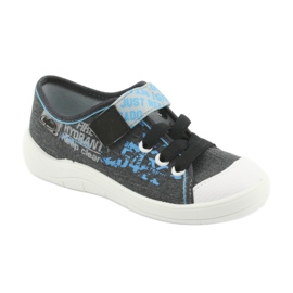 Befado Kinderschuhe 251X100 blau grau 1