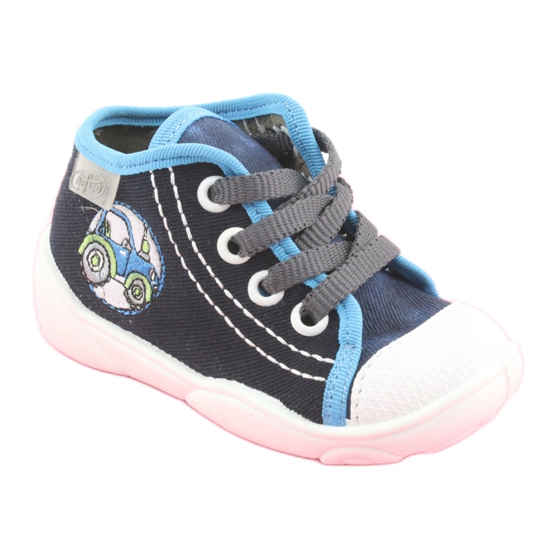 Befado Kinderschuhe 218P057 blau marineblau 1