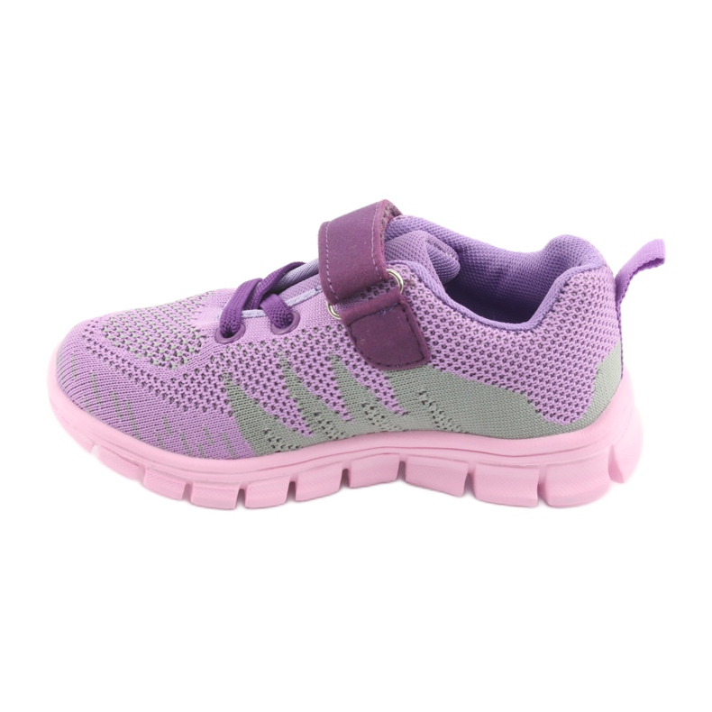Befado Kinderschuhe bis 23 cm 516X024 violett rosa grün 2