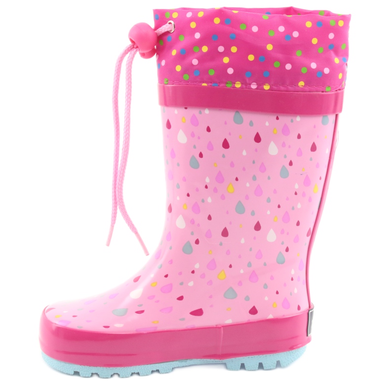 American Club Amerikanische Kätzchen-Baby-Regenstiefel blau rosa 2