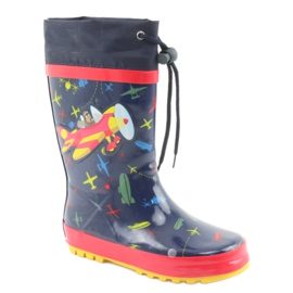 American Club American SamoLot Kinder Regenstiefel rot marineblau 1