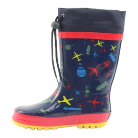 American Club American SamoLot Kinder Regenstiefel rot navy blau 2