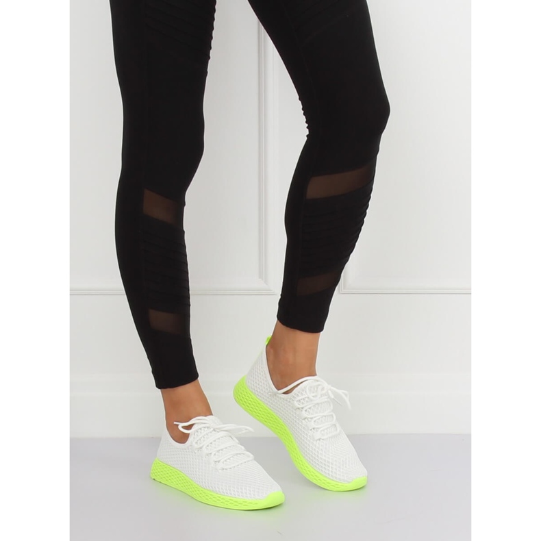 Weiß und gelb NB283 Fluorescence Yellow Sportschuhe 2