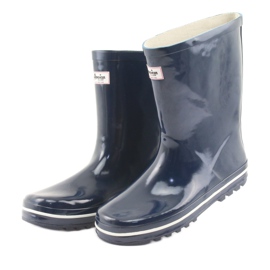 American Club marineblaue nicht isolierte Galoschen weiß navy blau 3