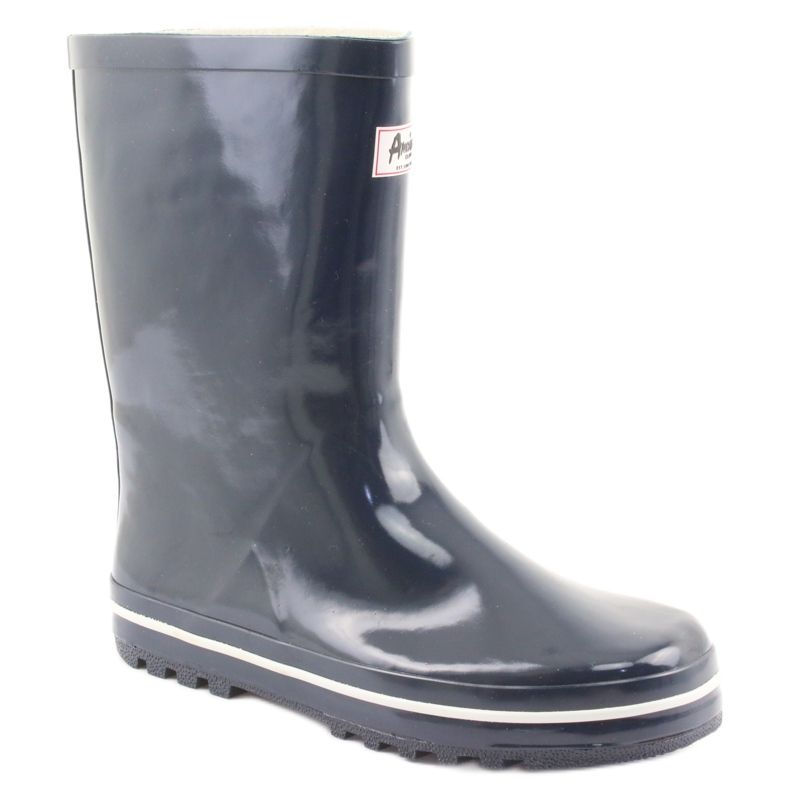 American Club marineblaue nicht isolierte Galoschen weiß navy blau 1