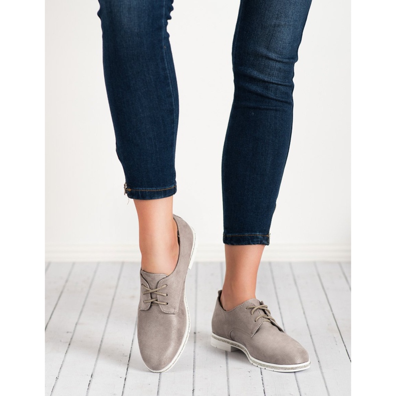 Marquiz Wildlederschuhe grau 2