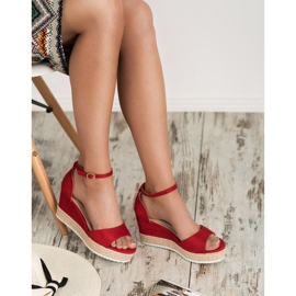 Sweet Shoes Espadrilles-Sandalen rot 2