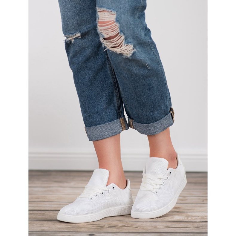 SDS Textile Sportschuhe weiß 2