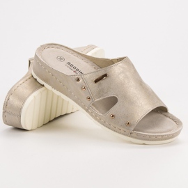 Goodin Bequeme Flip-Flops gelb 1