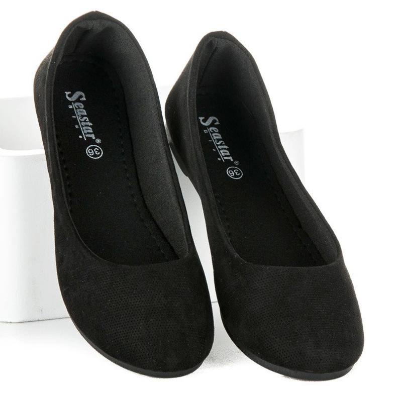 Seastar Bequeme Ballerinas schwarz 1