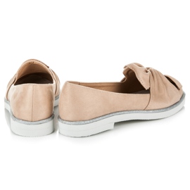 Vices Wildlederschuhe mit Glitzerverzierungen braun 1