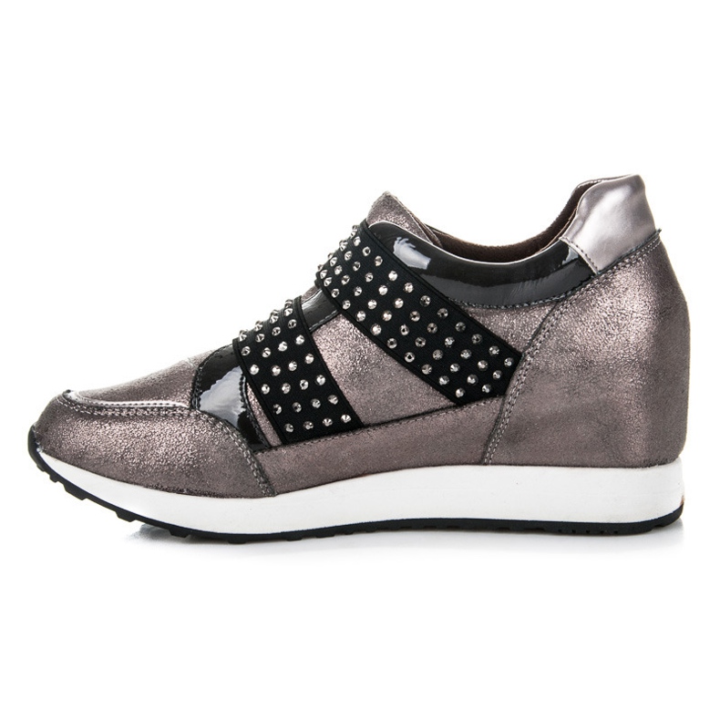Kylie Rock-Wedge-Turnschuhe lila 1