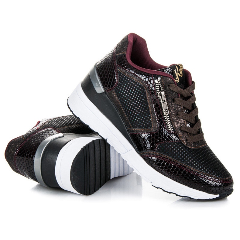 Kylie Sportschuhe auf einem Keil mehrfarbig 2