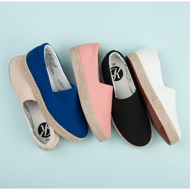 Kylie Kornblumen-Espadrilles blau 1