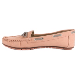 Tullo Stylische Wildleder-Loafer rosa 1