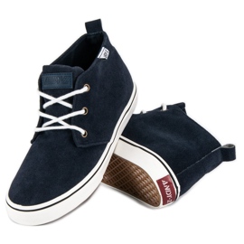 Andy Z Knöchelturnschuhe aus Wildleder blau 2