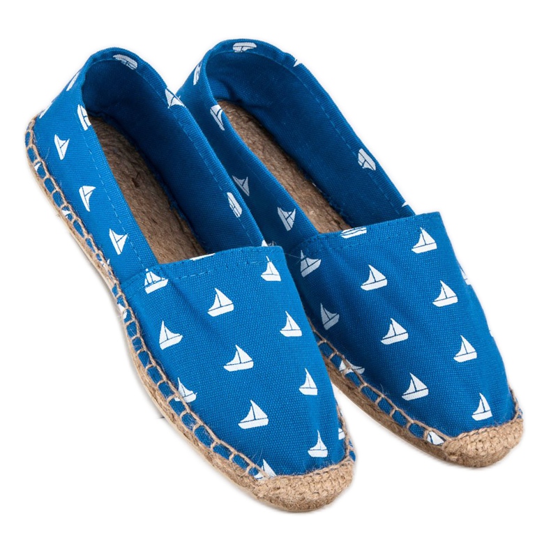 Blaue Espadrilles 1