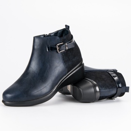 Kylie Bequeme marineblaue Stiefel mit Isolierung 2