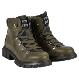 Kylie Schnürstiefel grün 2