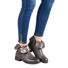 Forever Folie Graue Arbeiterstiefel 2