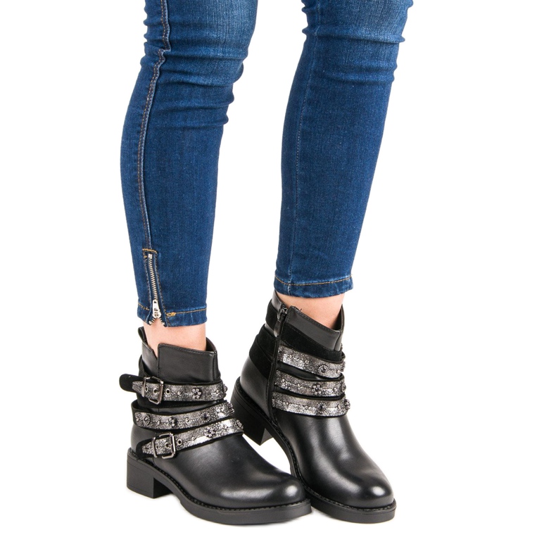 Sixth Sense Rockstiefel schwarz 1