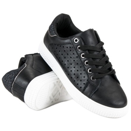 Schwarze Sportschuhe 2