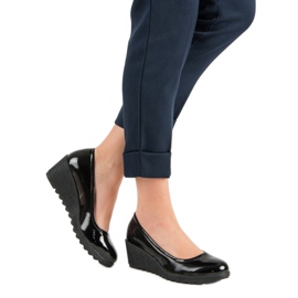 J. Star Lackierte Pumps schwarz 1