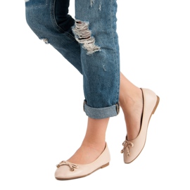 Puderballerina mit Schleife rosa 1