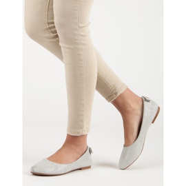 Vinceza Bequeme Ballerinas grau 1