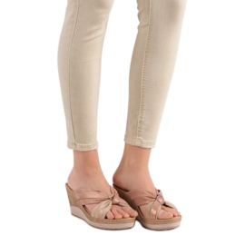 VINCEZA Keilsandalen rosa 2