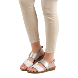 Bequeme VINCEZA Sandalen grau 2